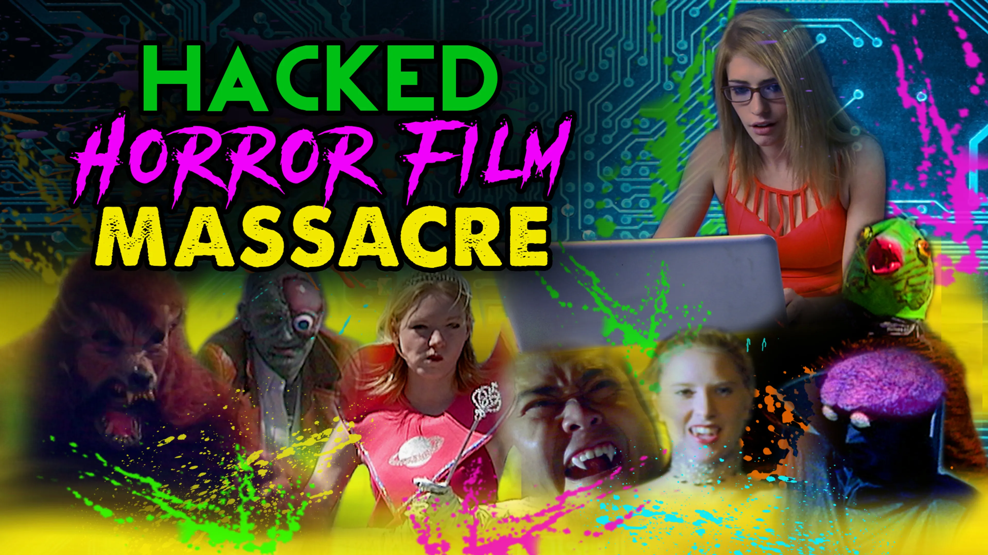 Hacked Horror Film Massacre poster